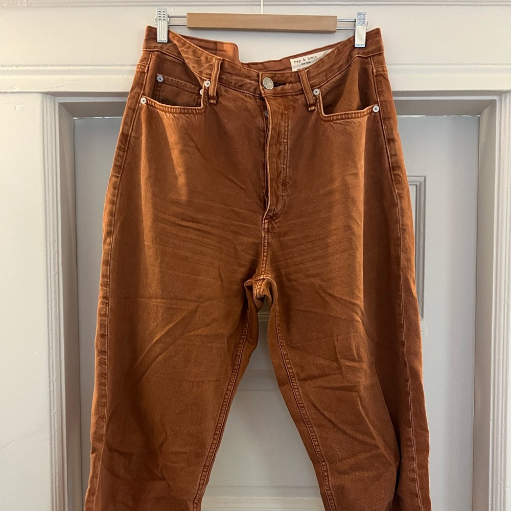 rag & bone Alissa High-Rise Barrel Leg Jeans